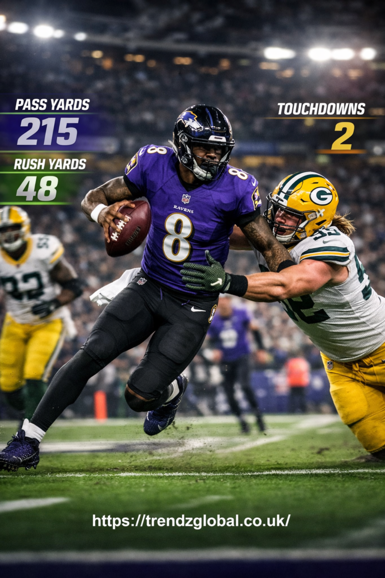 Introduction to Baltimore Ravens vs Green Bay Packers Match Player Stats