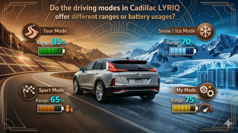 Cadillac Lyriq Driving Modes and Range Explained