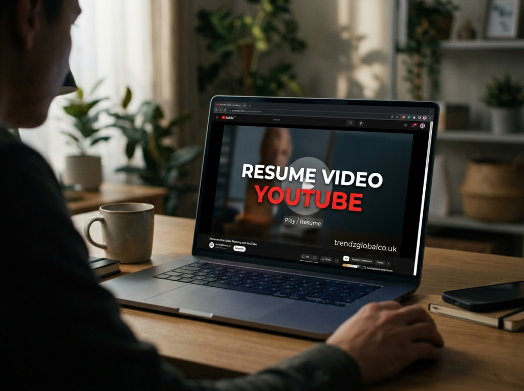 Resume Video YouTube